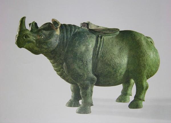 鎏金铜犀牛